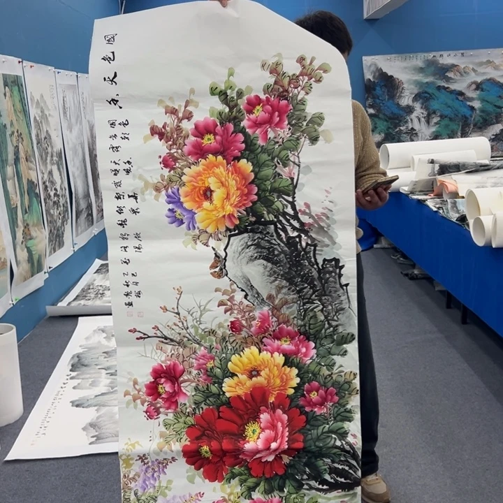 国画宣纸纯手绘字画