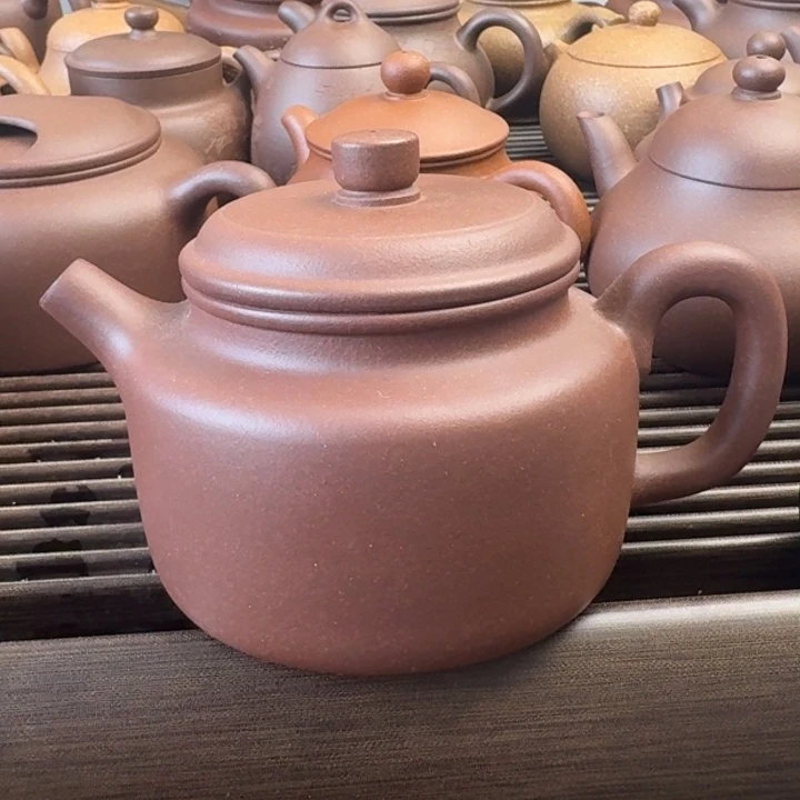 紫砂茶壶德钟300cc台西嫩底槽清