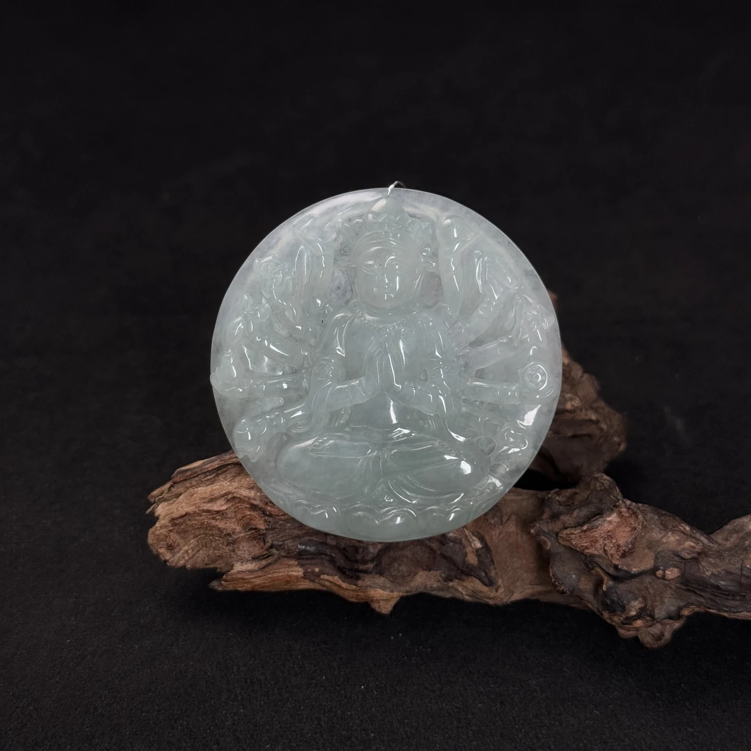 【诚翠拍品第一百零三期午】翡翠83吊坠GBL3145