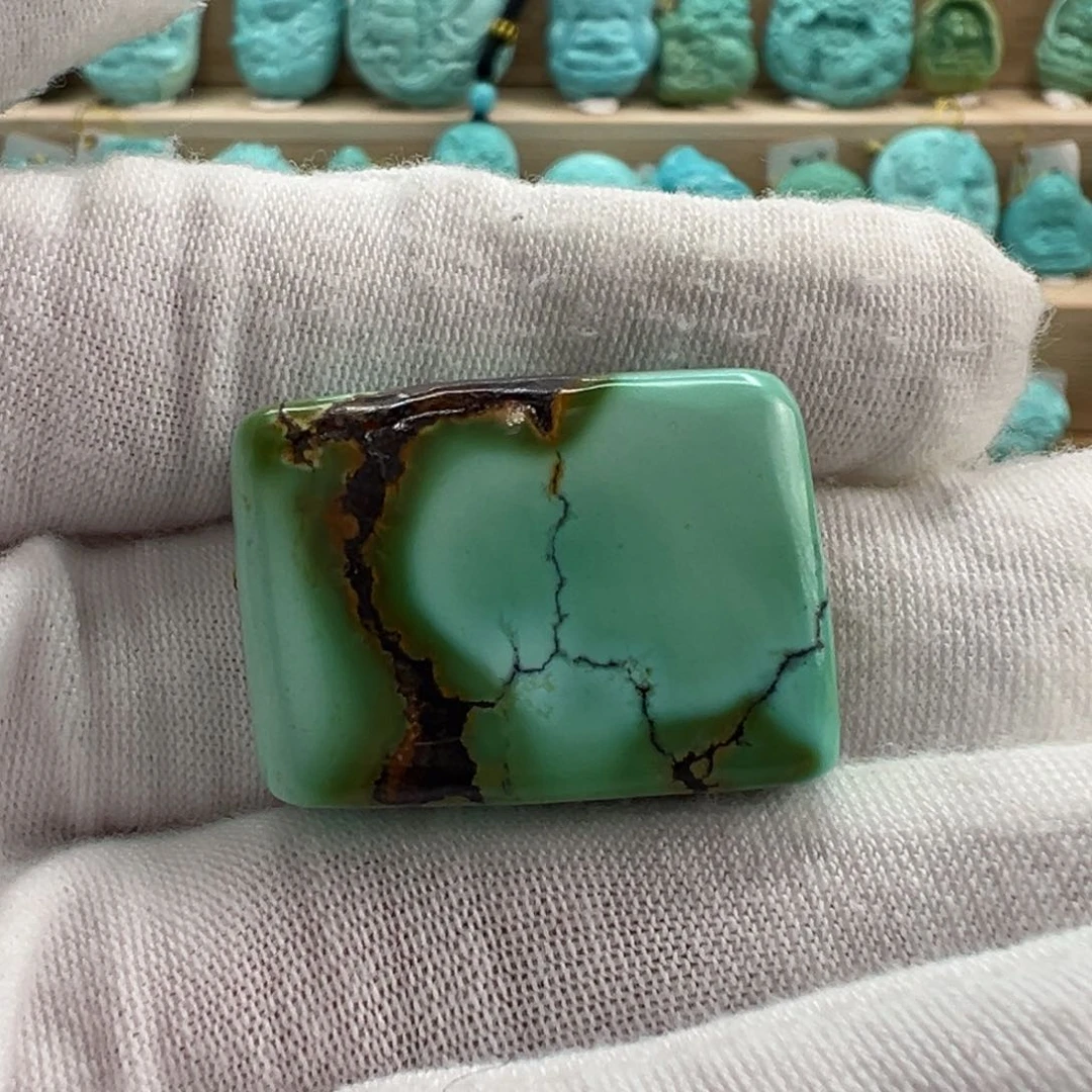 未镶嵌绿松石背云19.8mm