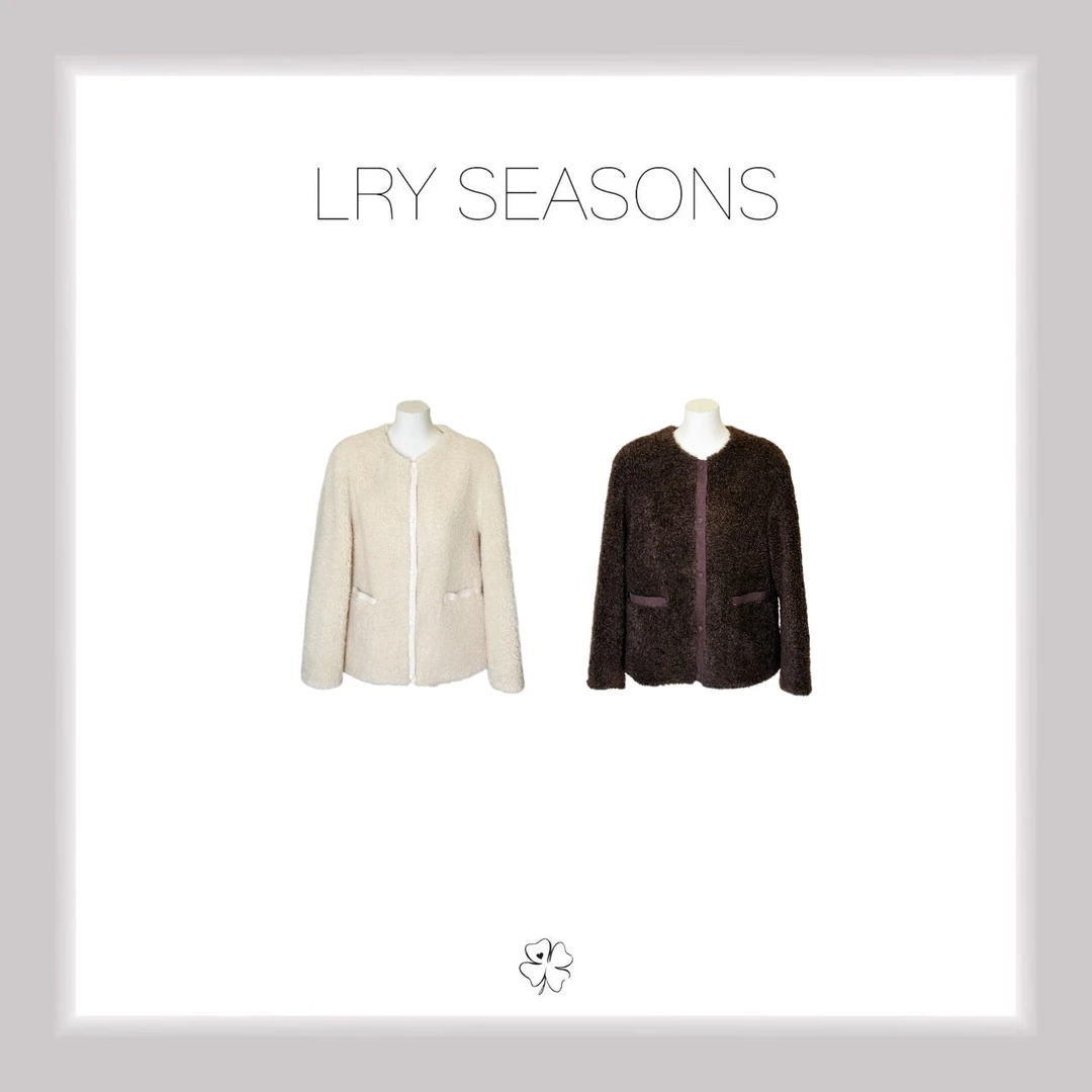 LRY SEASONS |慵懒风宽松加厚保暖羊羔毛外套25556