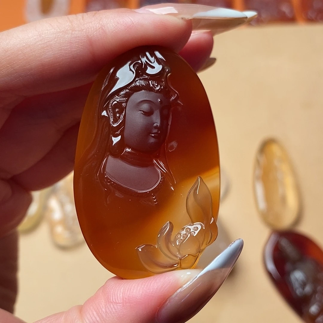 玛瑙/玉髓颈饰未镶嵌一**童