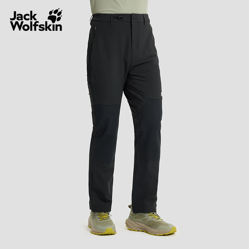 JackWolfskin狼爪户外ANDUR男士专业徒步弹力软壳长裤|5033681