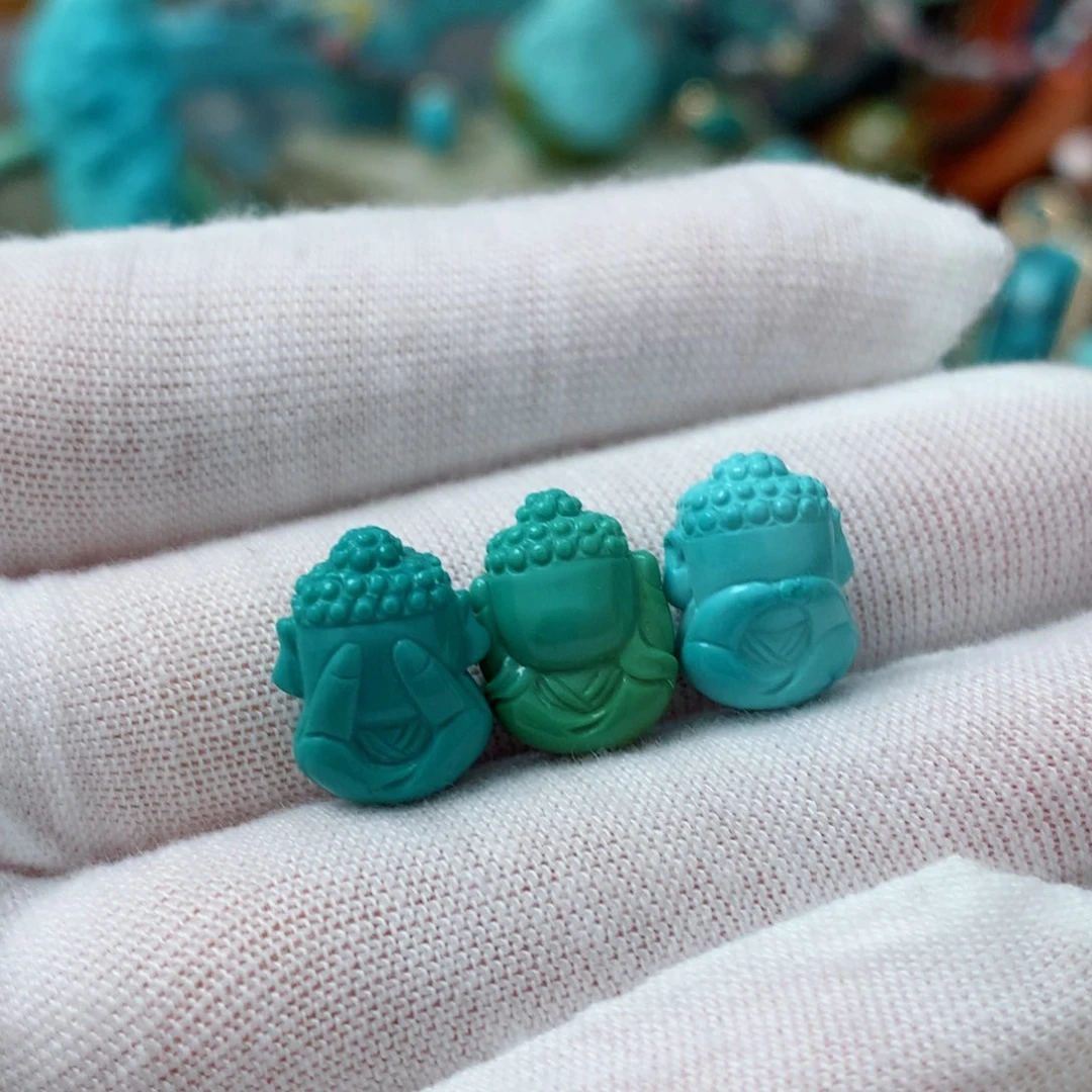 绿松石珠宝奇石未镶嵌