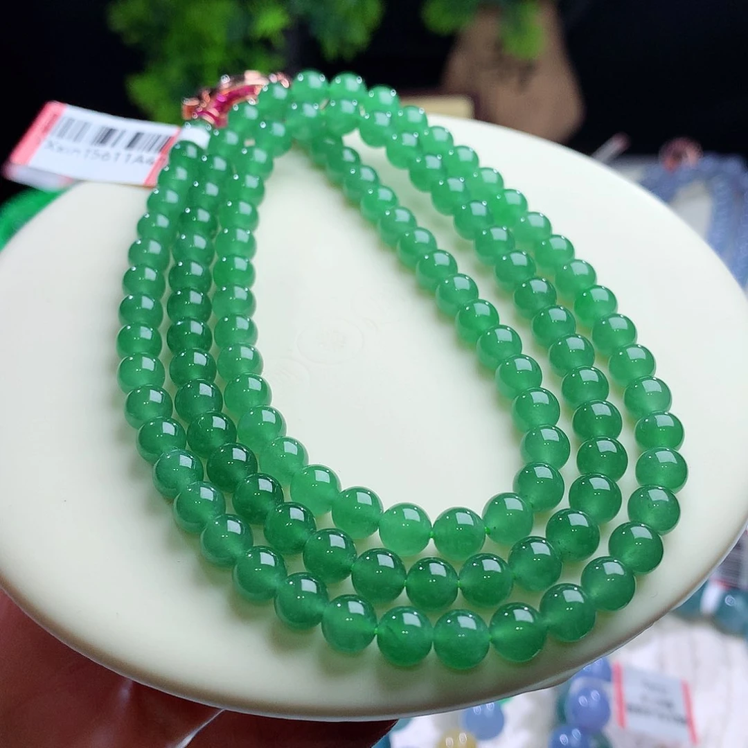 项链未镶嵌翡翠卡6mm