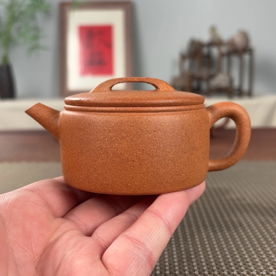 紫砂茶壶微瑕黄龙山原矿紫砂壶