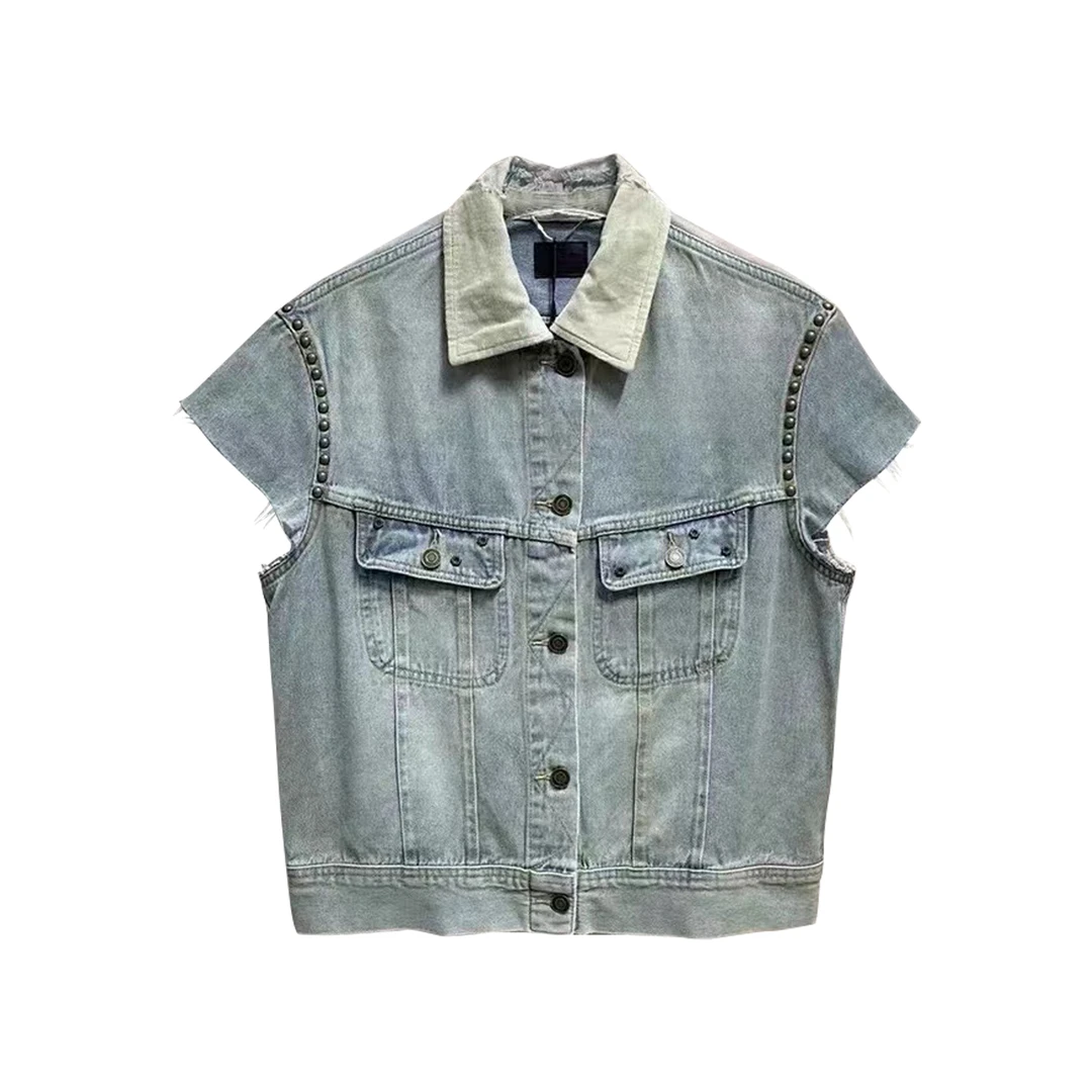 TYNZ017 做旧牛仔马甲