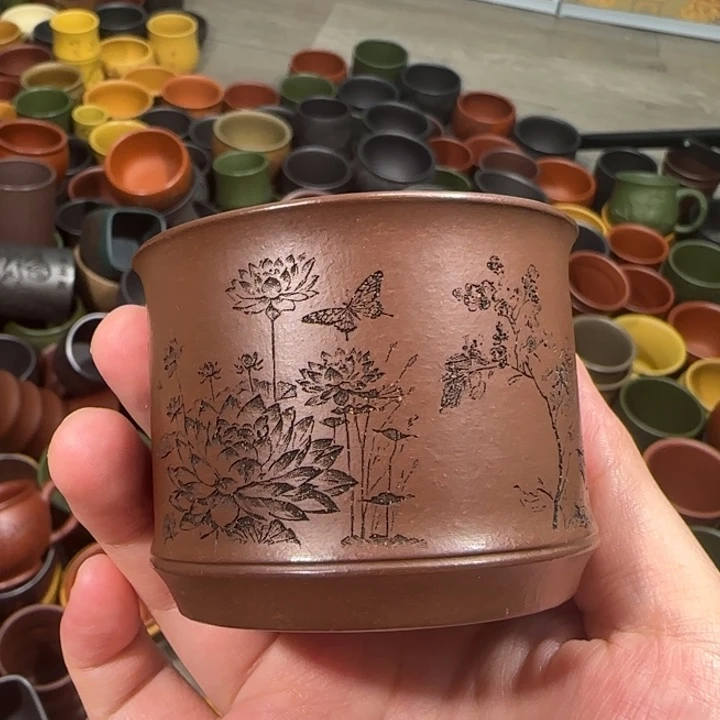 茶杯紫砂全手工紫砂