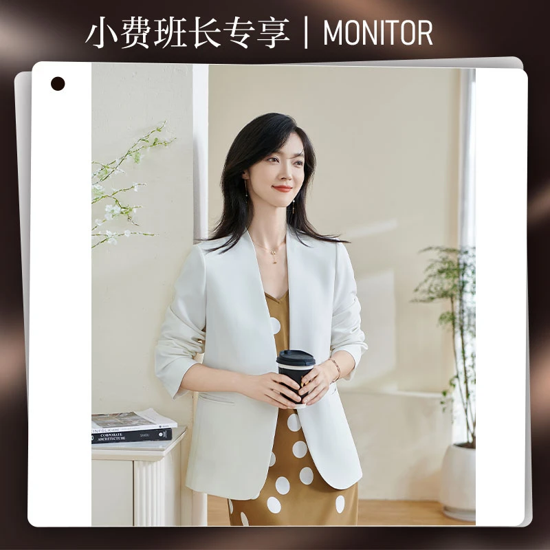 【小费班长专属】简约大气西装时尚百搭职场高级感外套女5R24AW0816