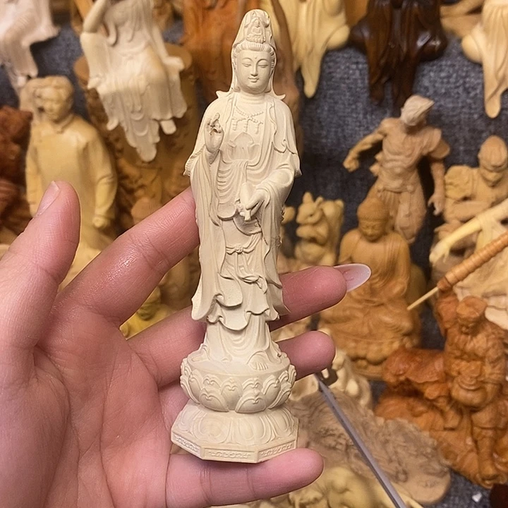 黄杨木黄杨木瑕疵观音