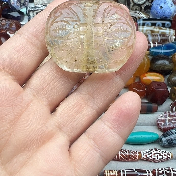 Q***生玛瑙/玉髓合金颈饰