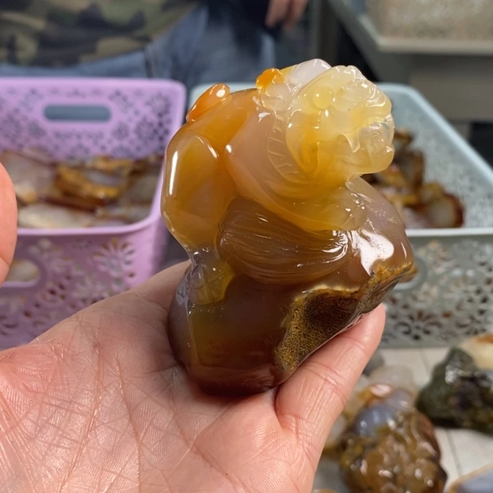 玛瑙/玉髓吊坠(不含链)未镶嵌