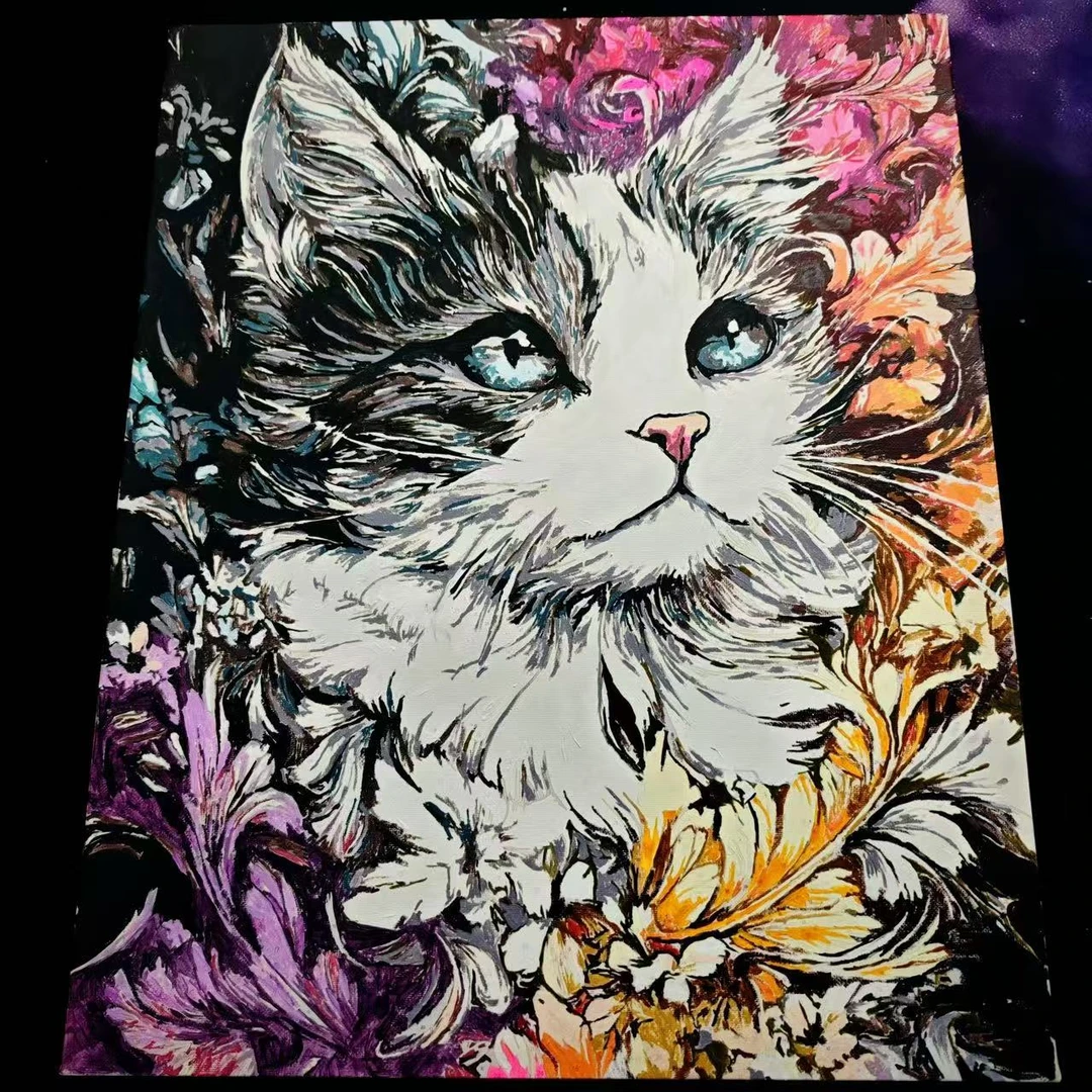 【定制】数字涂色油画DIY来图就做个性化油画