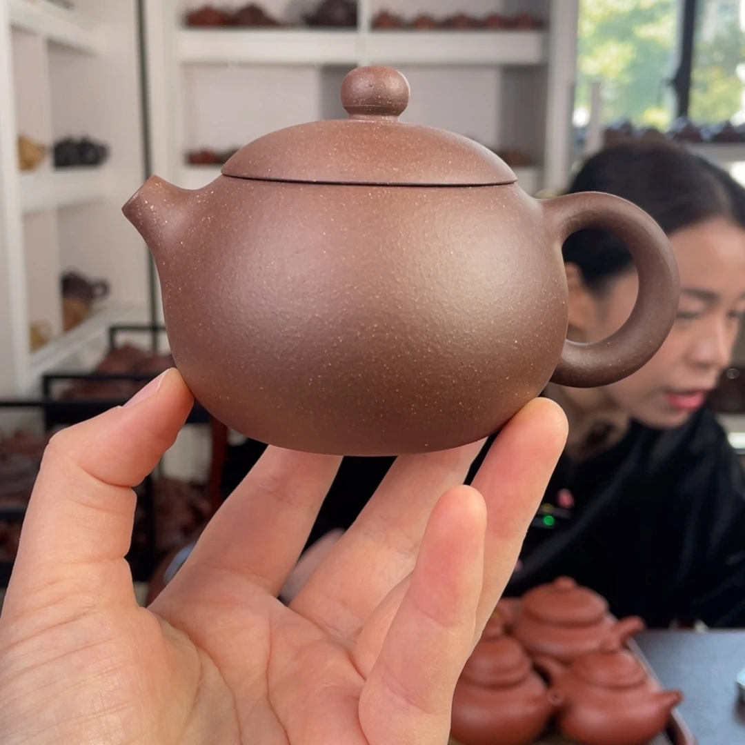 紫砂茶壶紫泥西施200cc