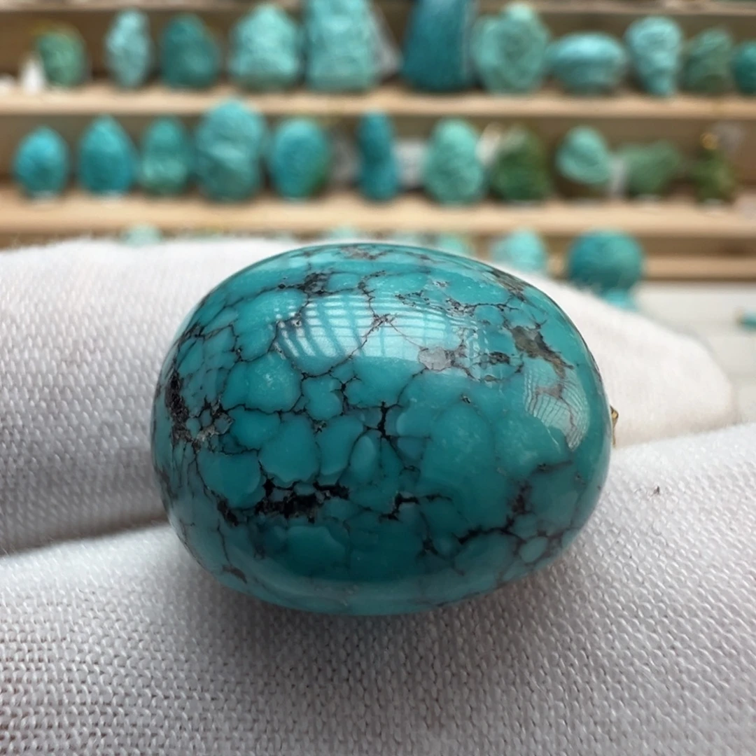 绿松石未镶嵌配饰17.6*19.6