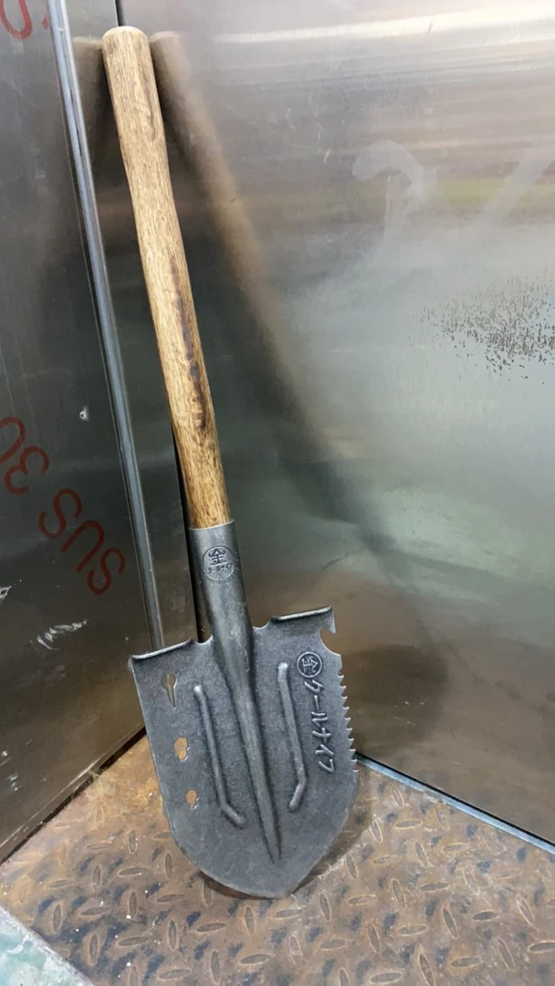 户外高配版高锰钢兵工铲铁锹青岗木柄兵工铲铲刀铁锹