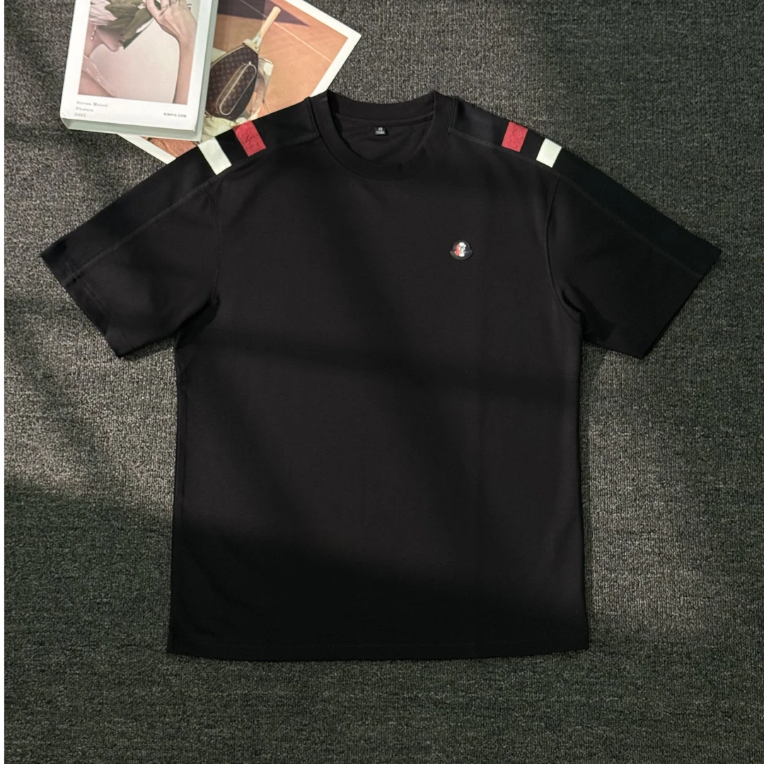 HT8Stutio潮流常规圆领经典刺绣夏季短袖T恤