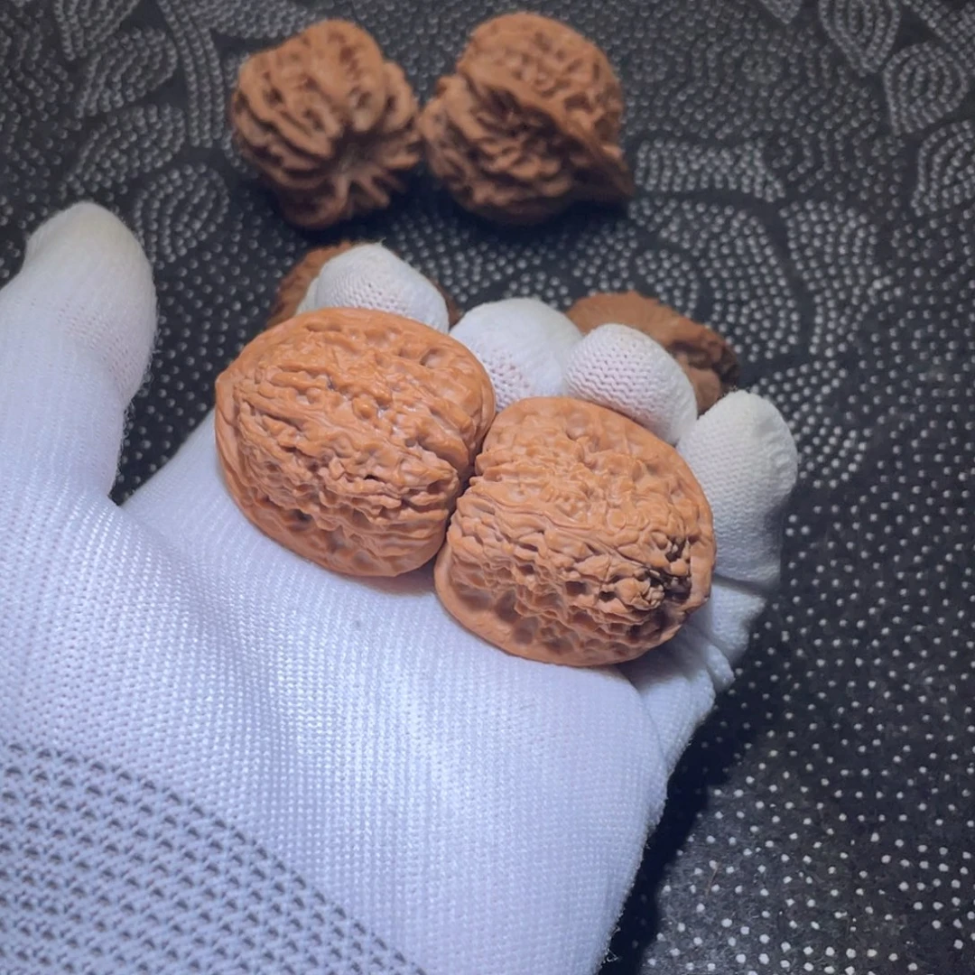 黑***.吊坠文玩核桃35全品南疆