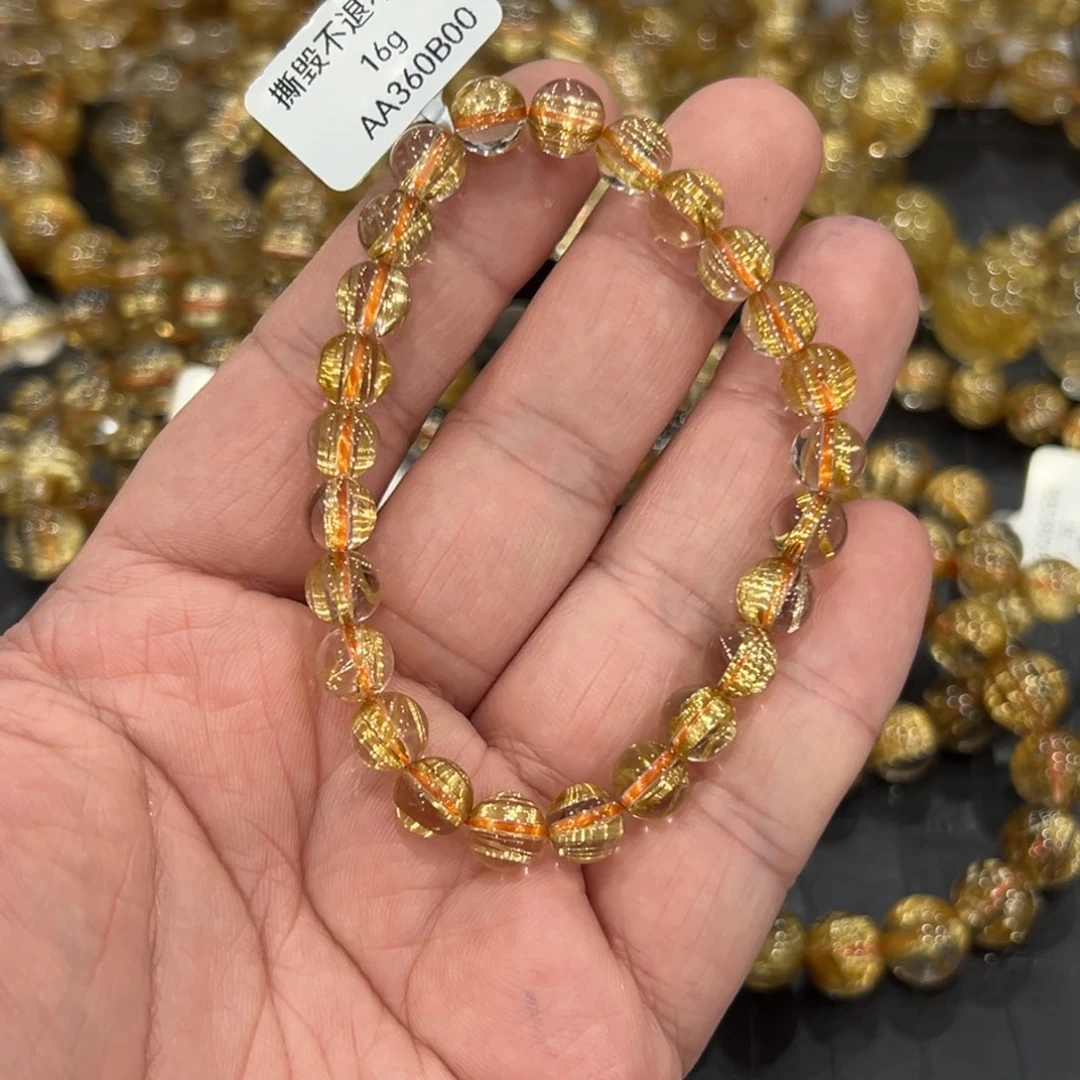 A***a手链水晶未镶嵌aaa0289钛晶