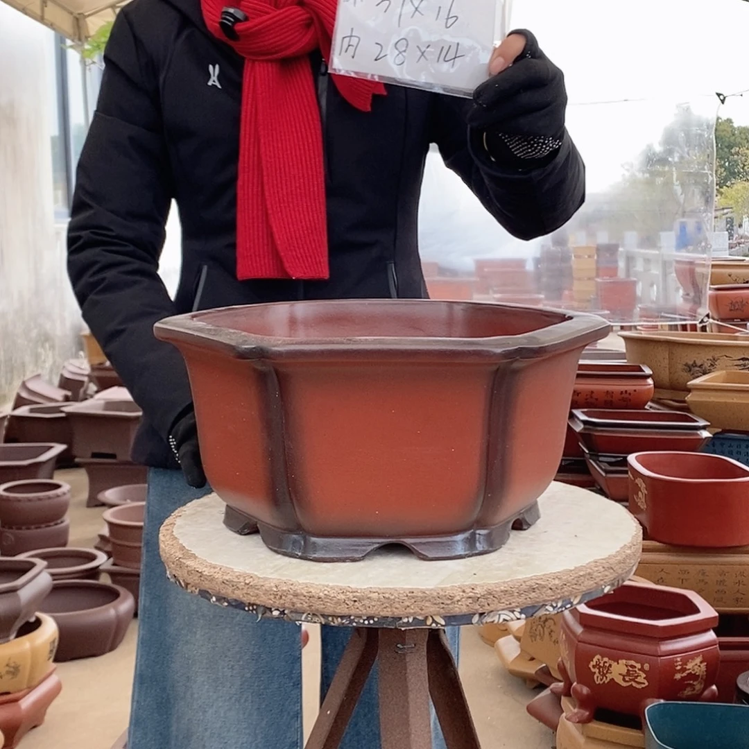 紫砂花盆紫砂花盆