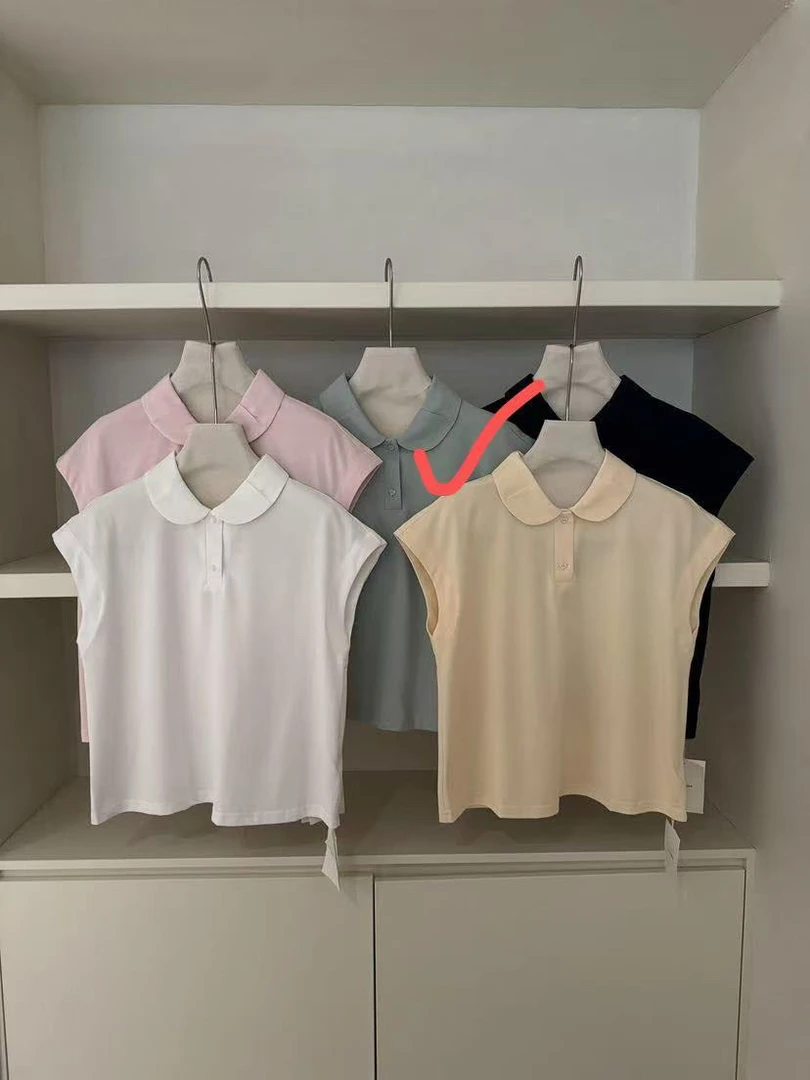 恩熙·夏季新款韩系无袖翻领polo衫5A1983