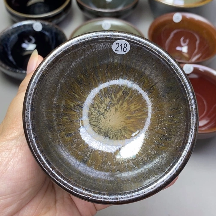茶盏建窑建盏柴烧主人杯