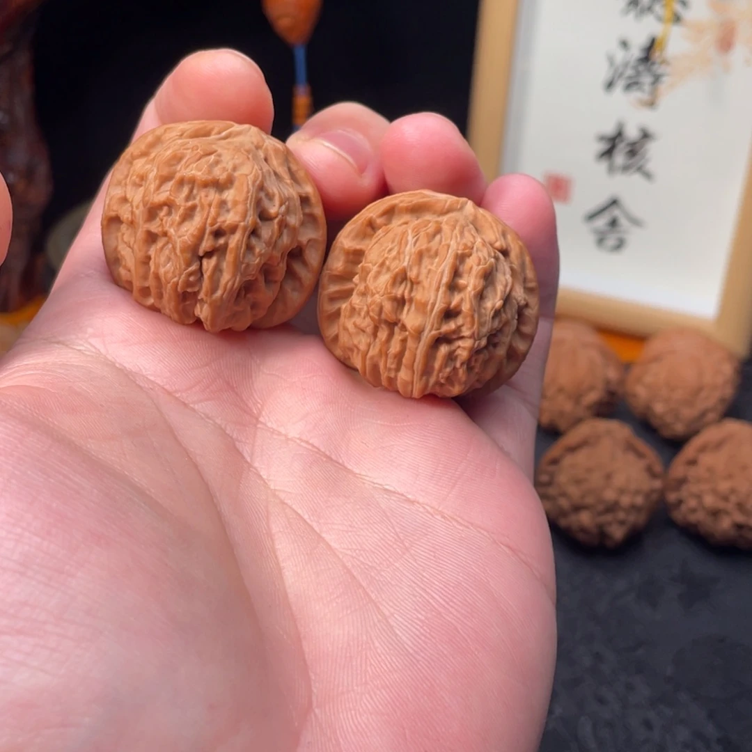 文玩核桃把件37白狮子