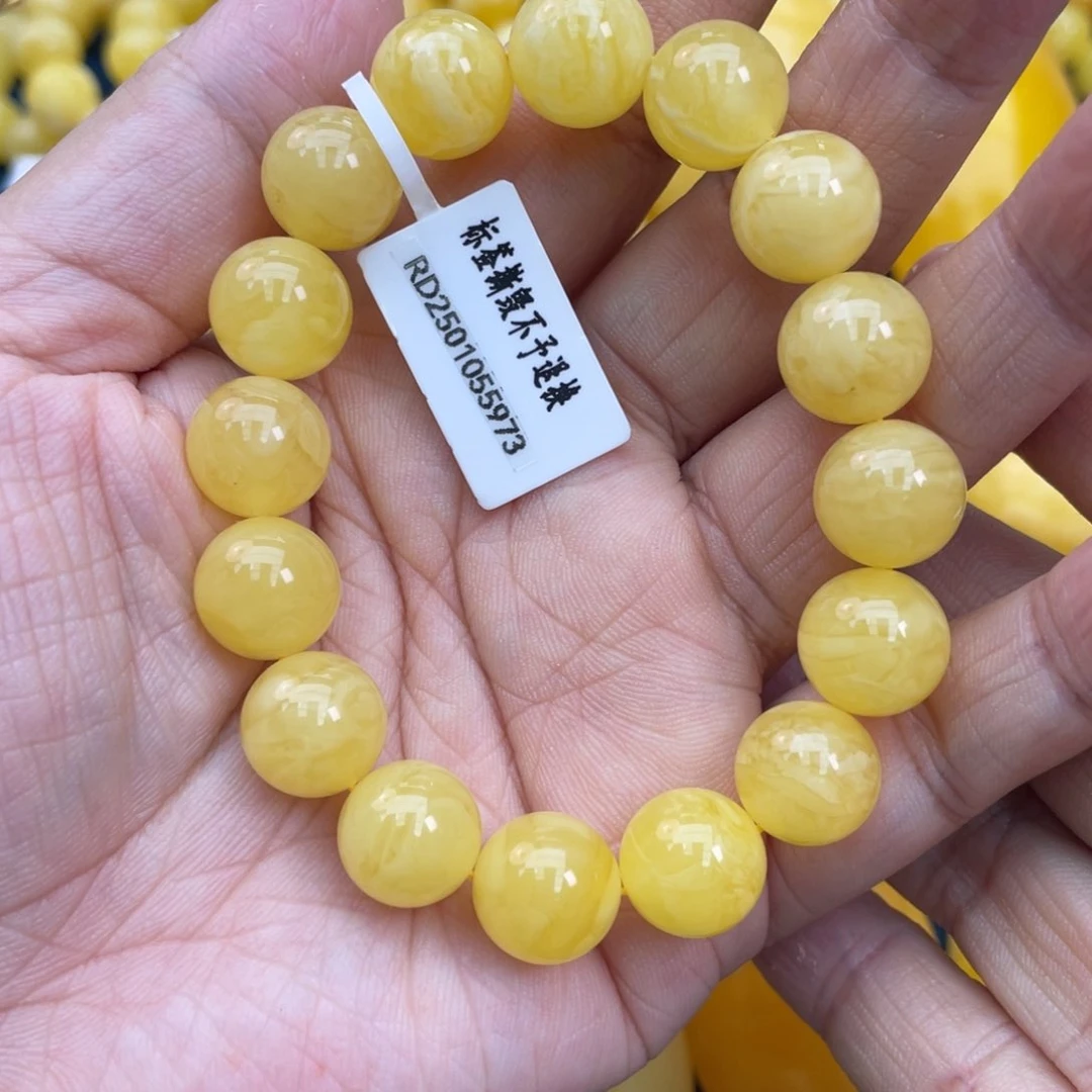 琥珀裸石未镶嵌琥珀蜜蜡11m m