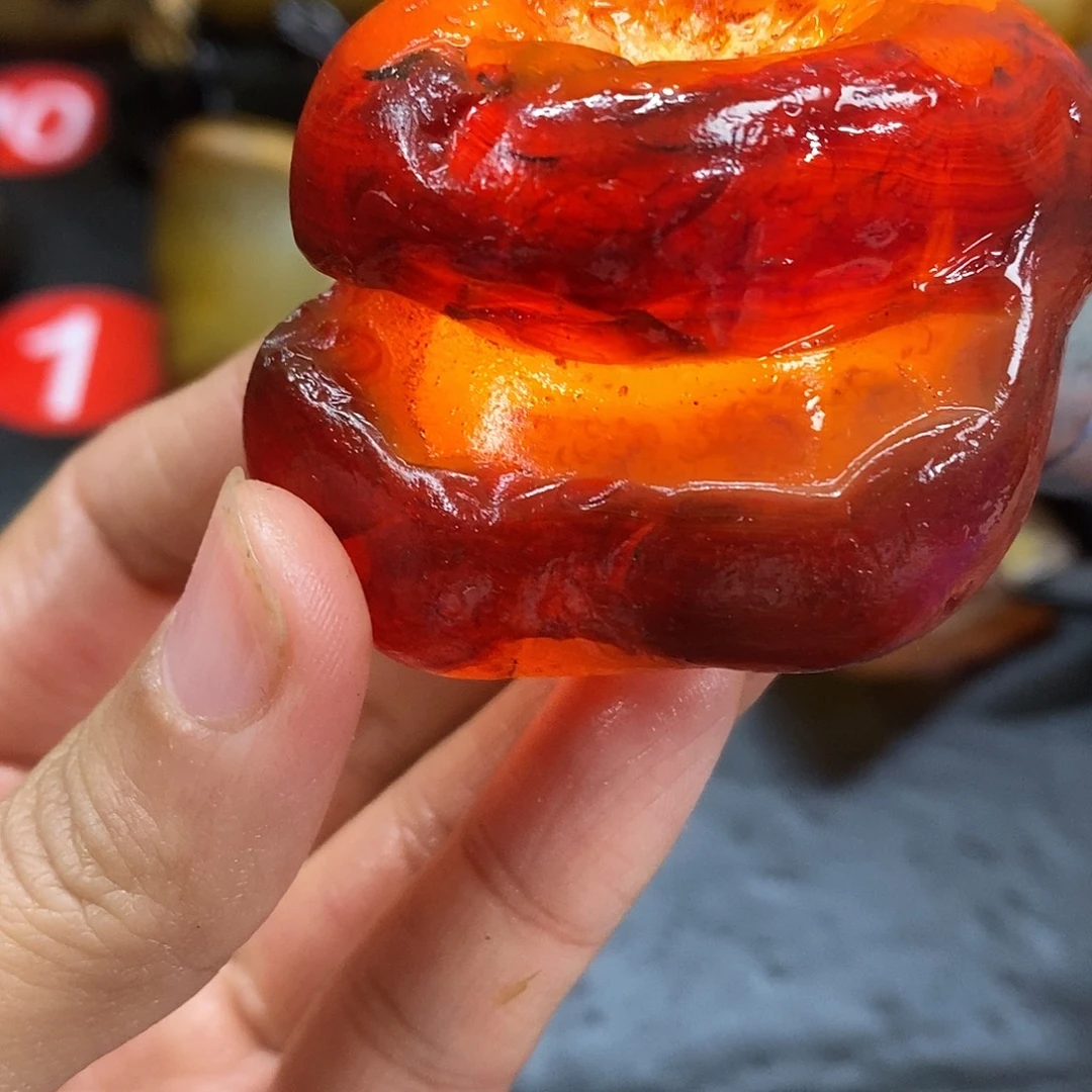 玛瑙/玉髓未镶嵌手把件