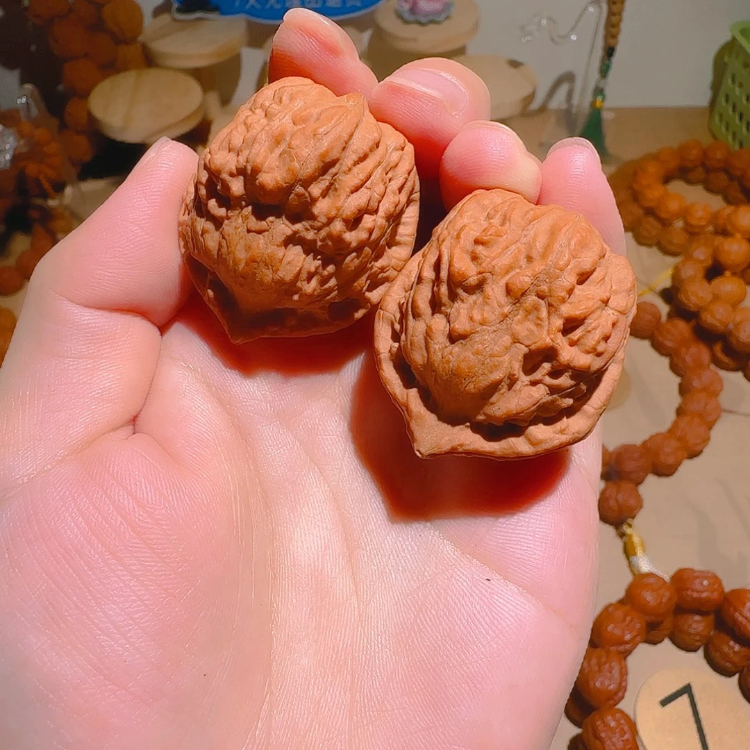 文玩核桃吊坠招财蛤蟆头手捻