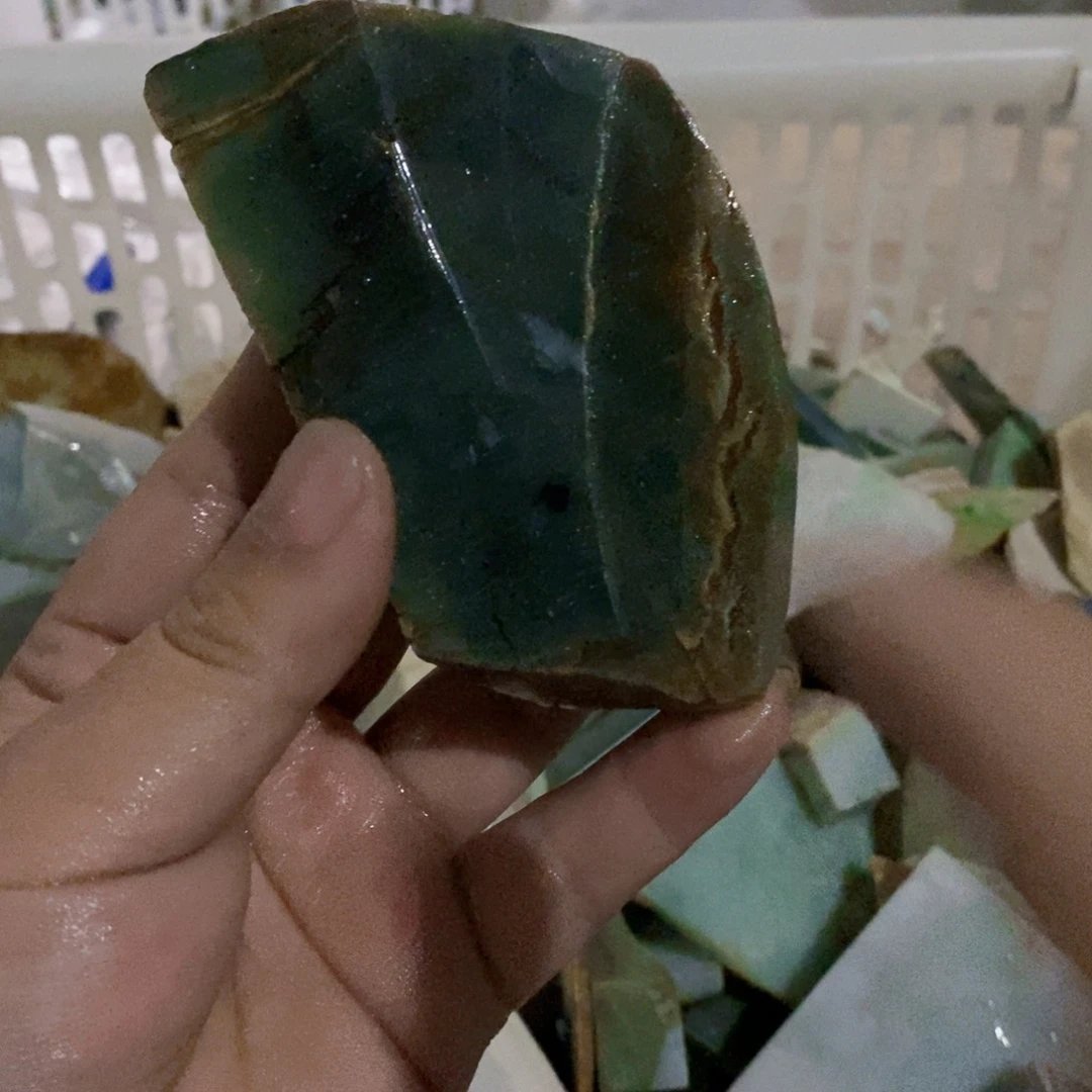 翡翠散珠缅甸翡翠边角料