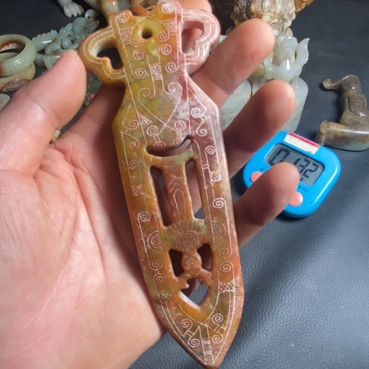 众***藏和田玉未镶嵌挂件