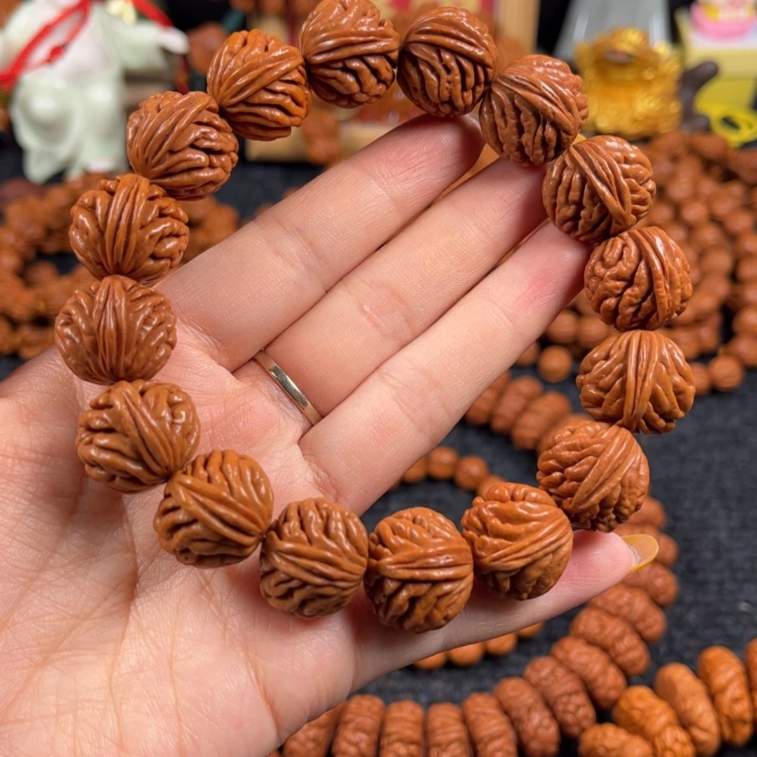 桃核吊坠A7链接手串