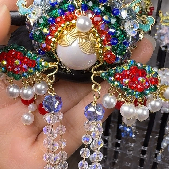 快***精古风刀马旦发簪发饰