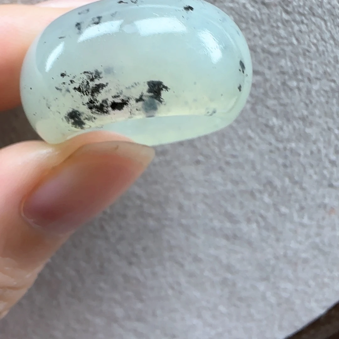 蛇纹石玉未镶嵌戒指16码