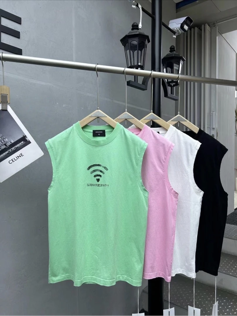 2025新款美式夏季坎肩无袖背心ins风