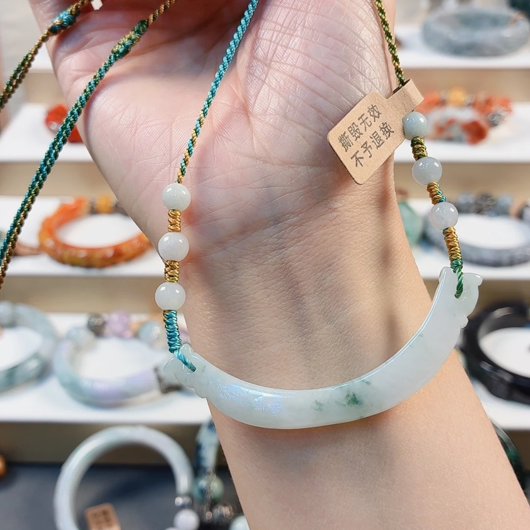 翡翠未镶嵌手链手串