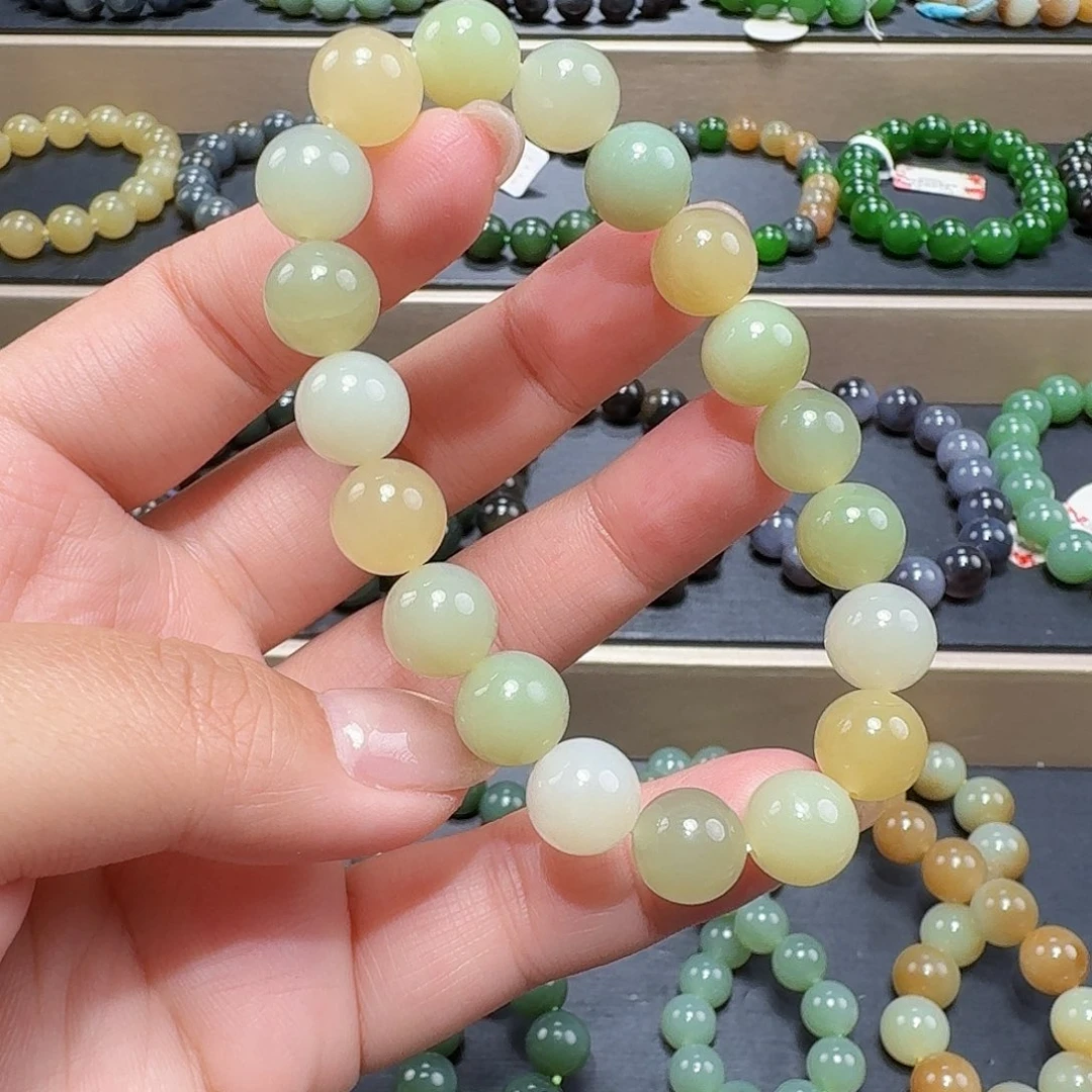 和田玉未镶嵌手链10