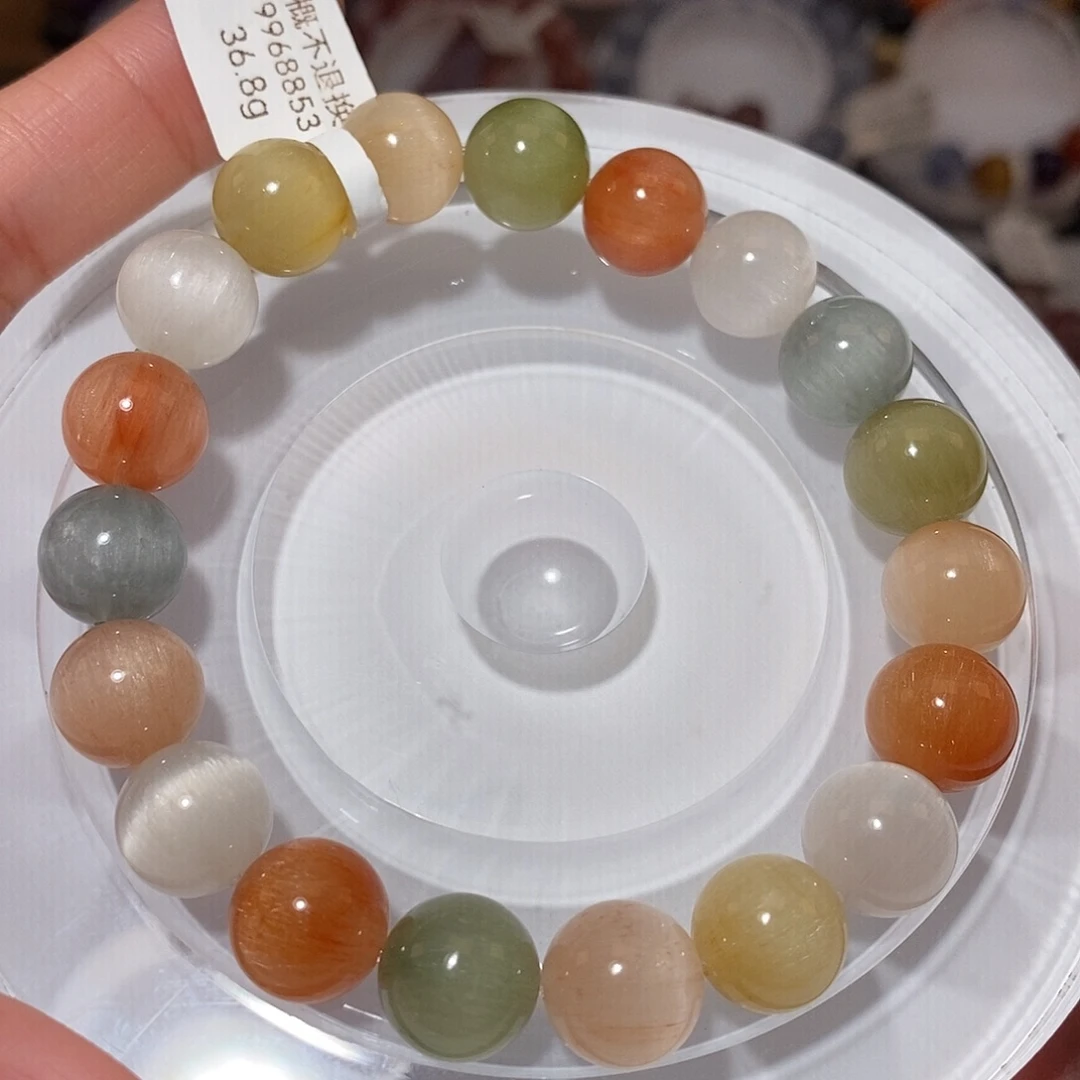 水晶手链未镶嵌F彩兔毛11.3