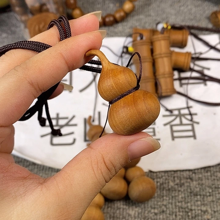 檀香木手串/手链老山檀香葫芦吊坠微瑕疵