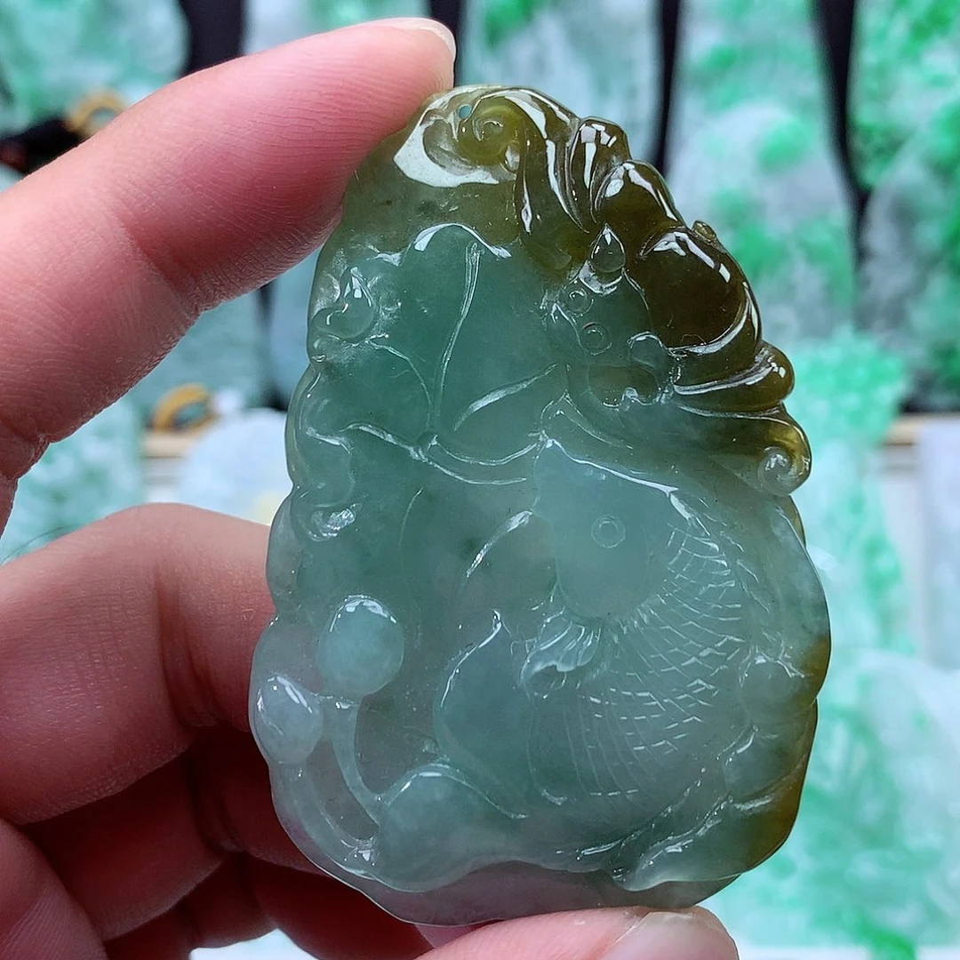 翡翠未镶嵌颈饰翡翠吊坠