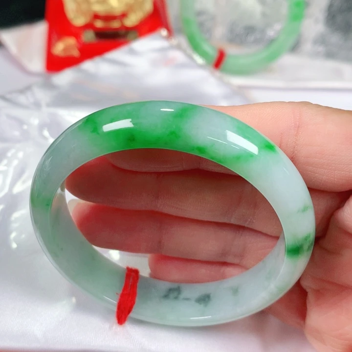 未镶嵌手镯翡翠   编号DH1121 正圈52-53