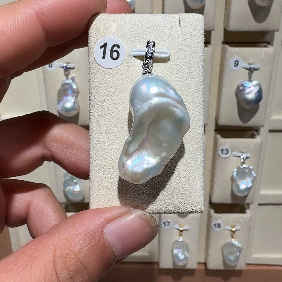 颈饰合金淡水珍珠