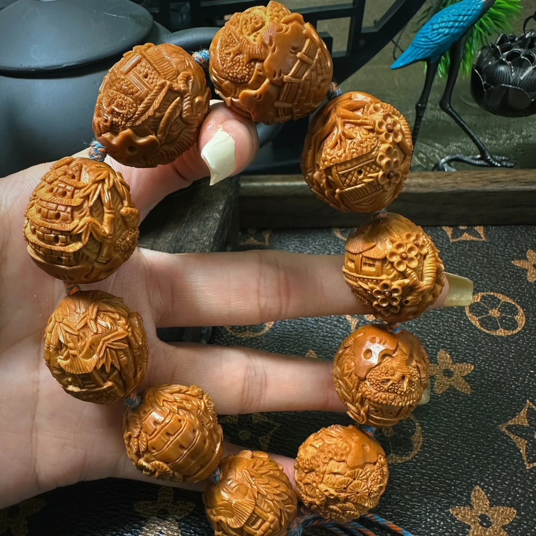 2.1风景园林满工雕刻，老树铁核超漂亮