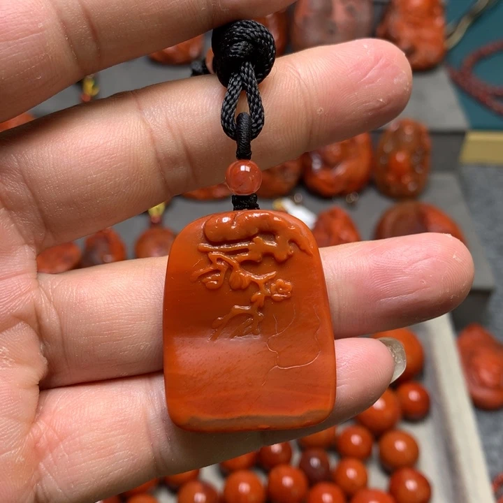 吊坠(不含链)未镶嵌南红玛瑙