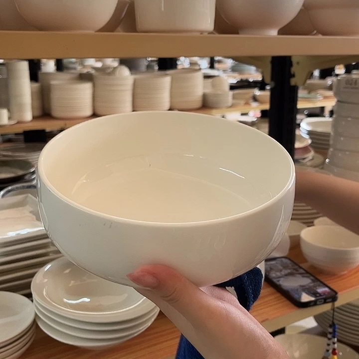 新骨瓷25微瑕7.5寸钵钵碗