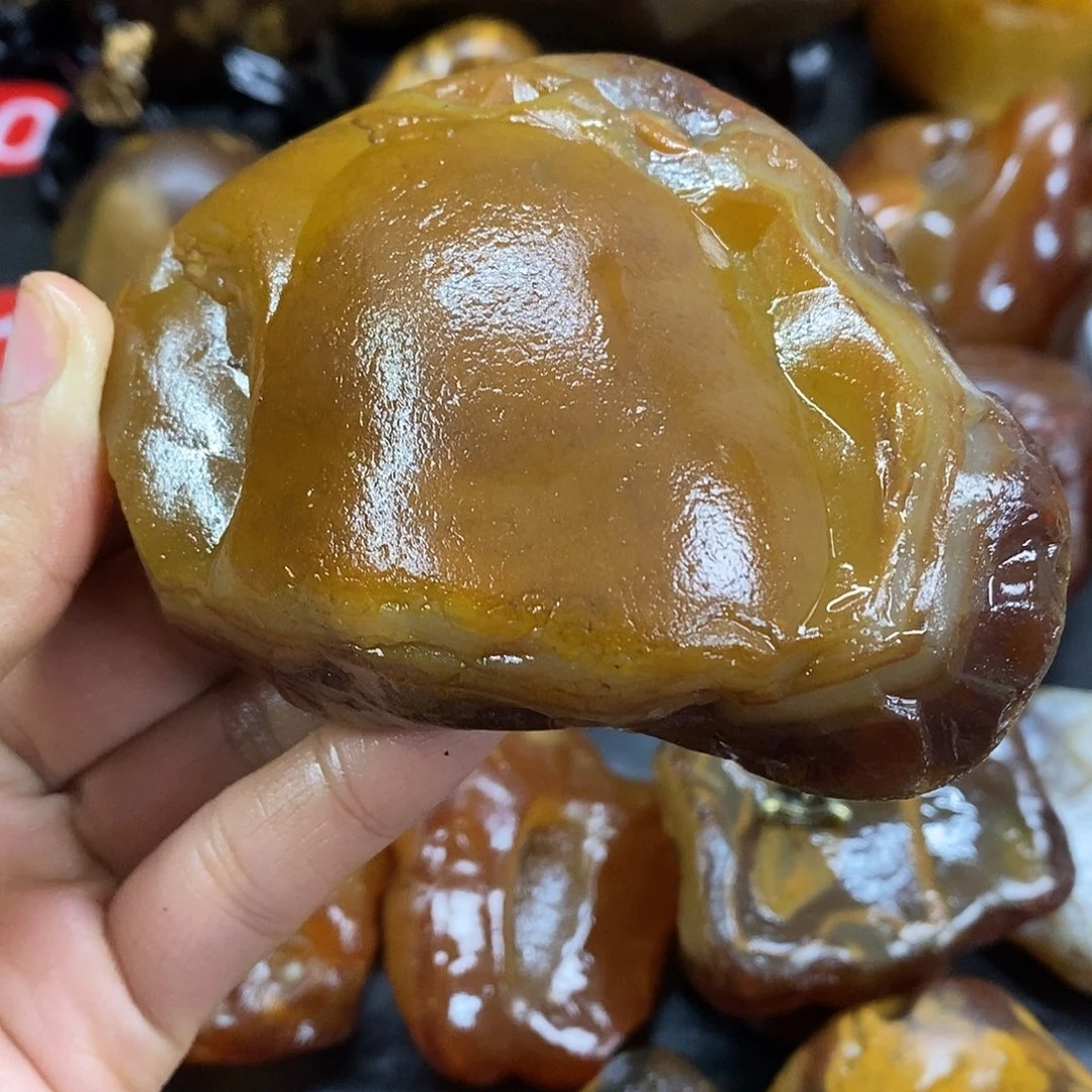 玛瑙/玉髓未镶嵌手把件