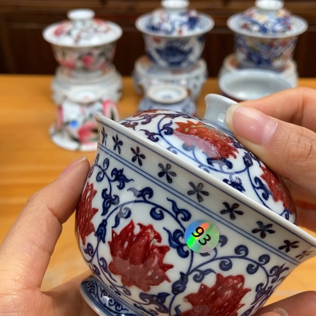 手绘现代茶具非古董