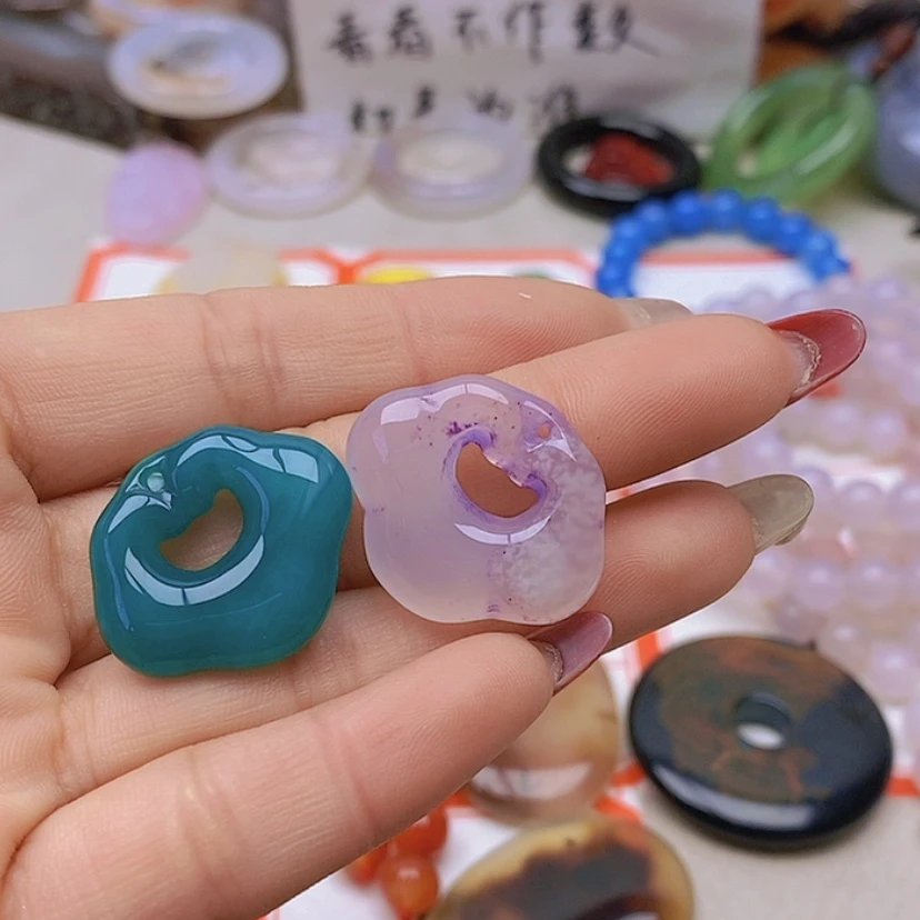 【闪购商品】未镶嵌玛瑙/玉髓珠宝半成品随*