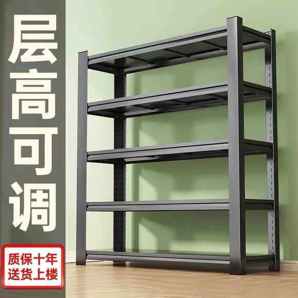 仓储货架置物架多层落地家用阳台杂物整理储藏收纳架展示架铁架子